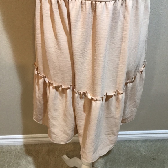 Lucky Brand Pullover Tiered Ruffle Sleeveless V-Neck Dress-Size M - Picture 7 of 12